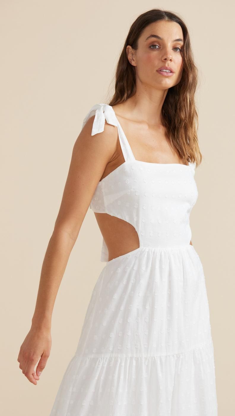 Whitewash Tie Midi Dress sold by MINKPINK product image thumbnail 4