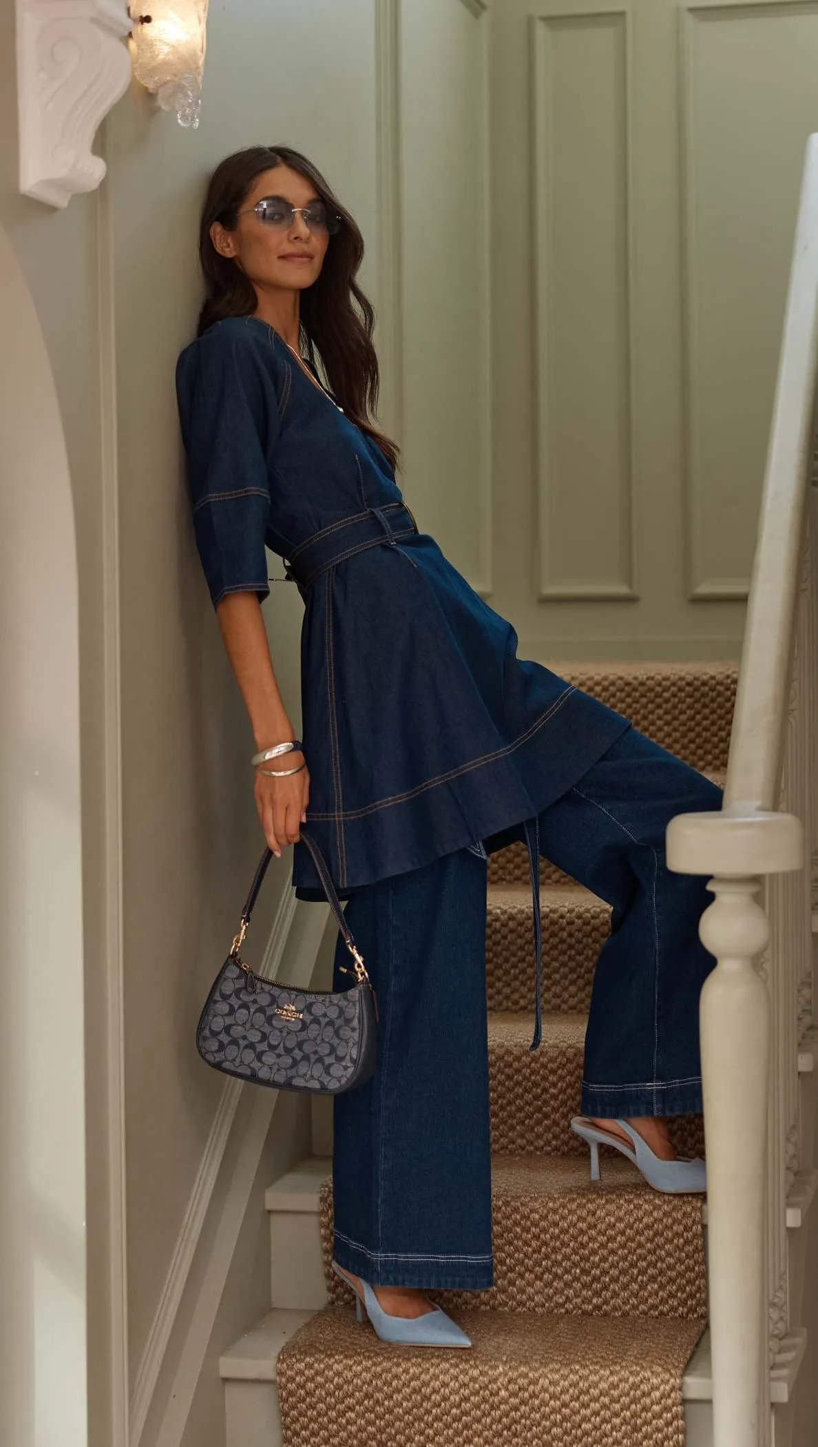 Kenzie Denim Mini Dress sold by MINKPINK product image thumbnail 2