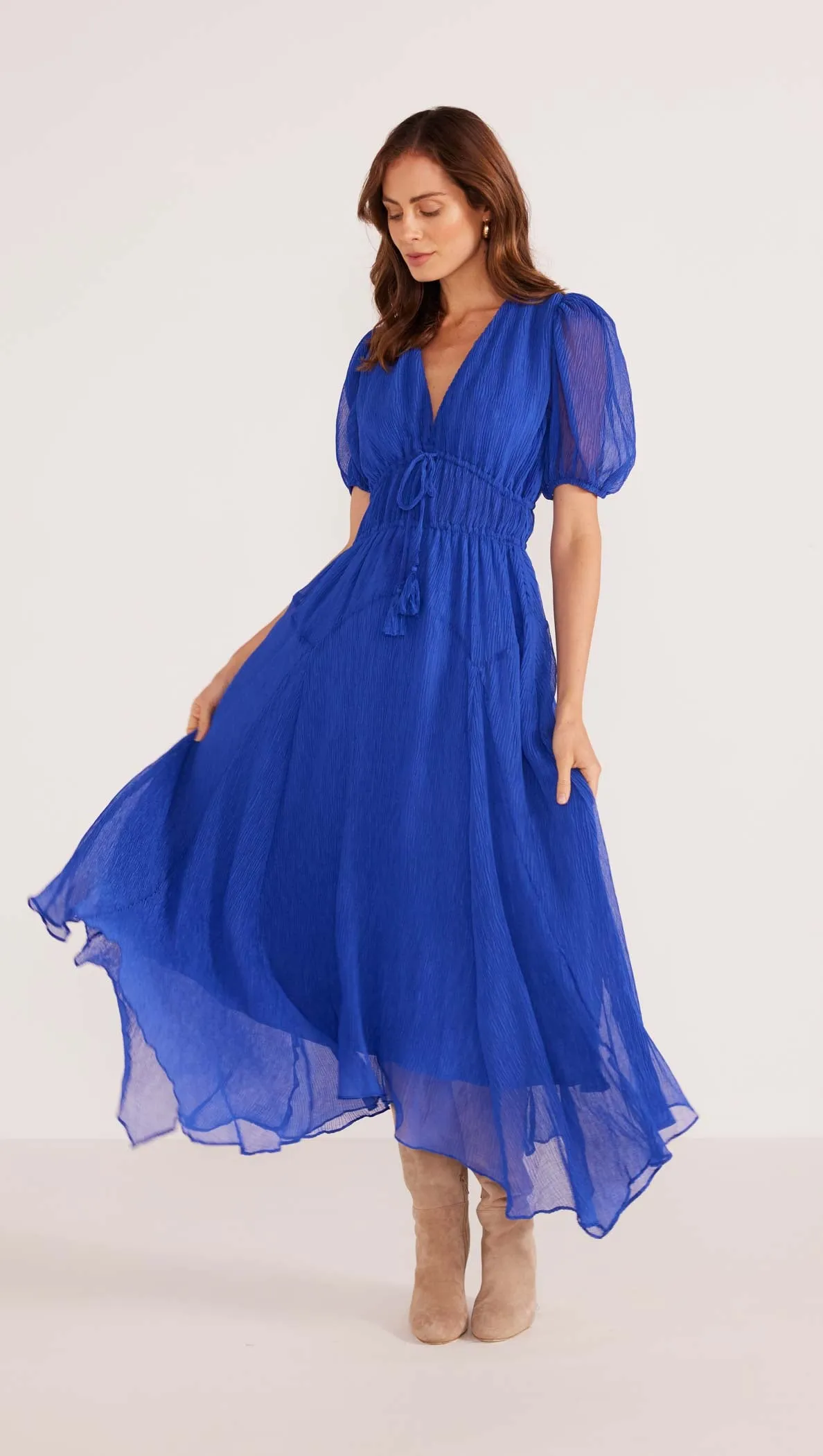 Lily Hanky Hem Midi Dress - Final Sale sold by MINKPINK product image thumbnail 3