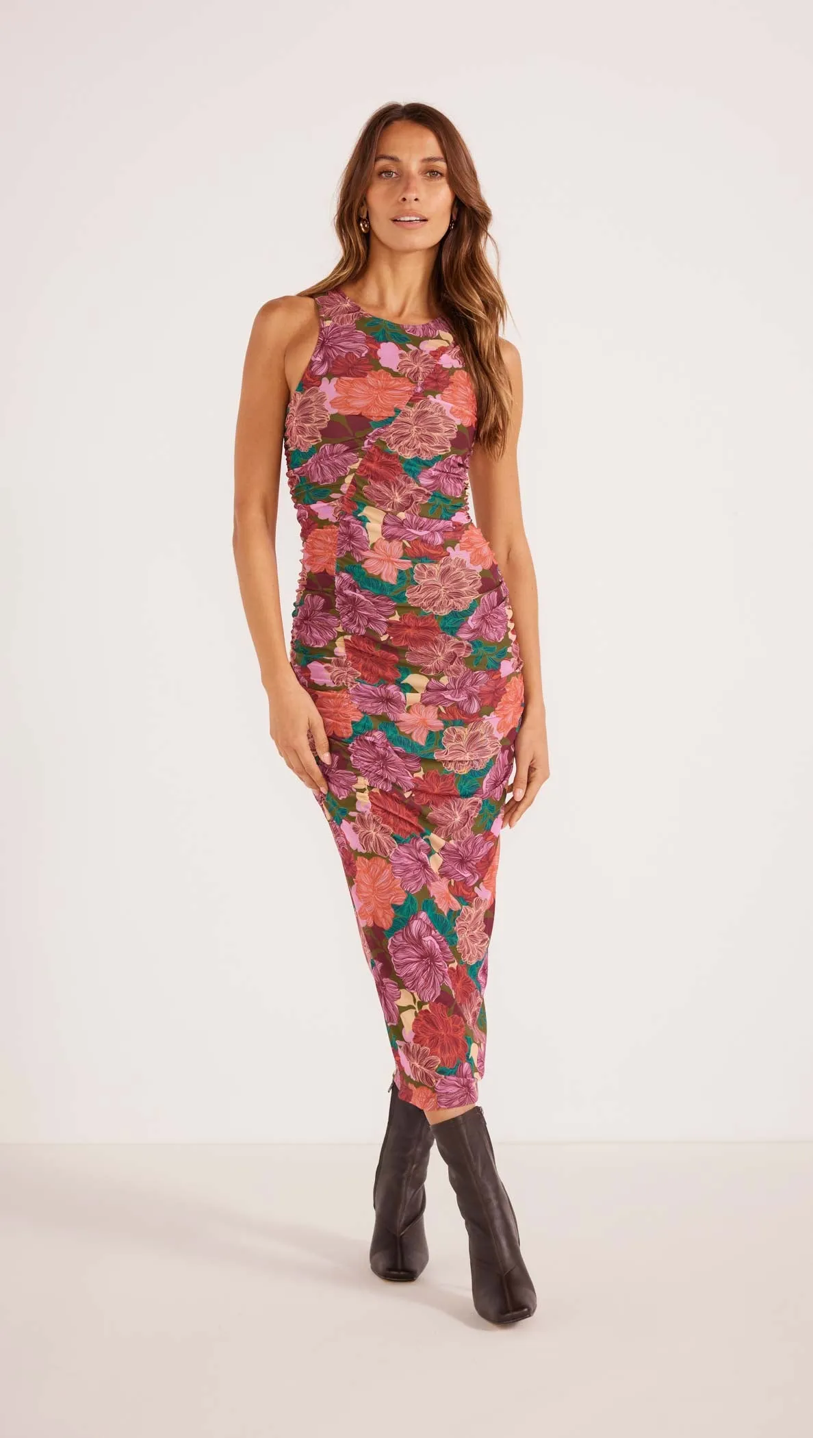 Zora Ruched Midi Dress - Final Sale sold by MINKPINK product image thumbnail 5