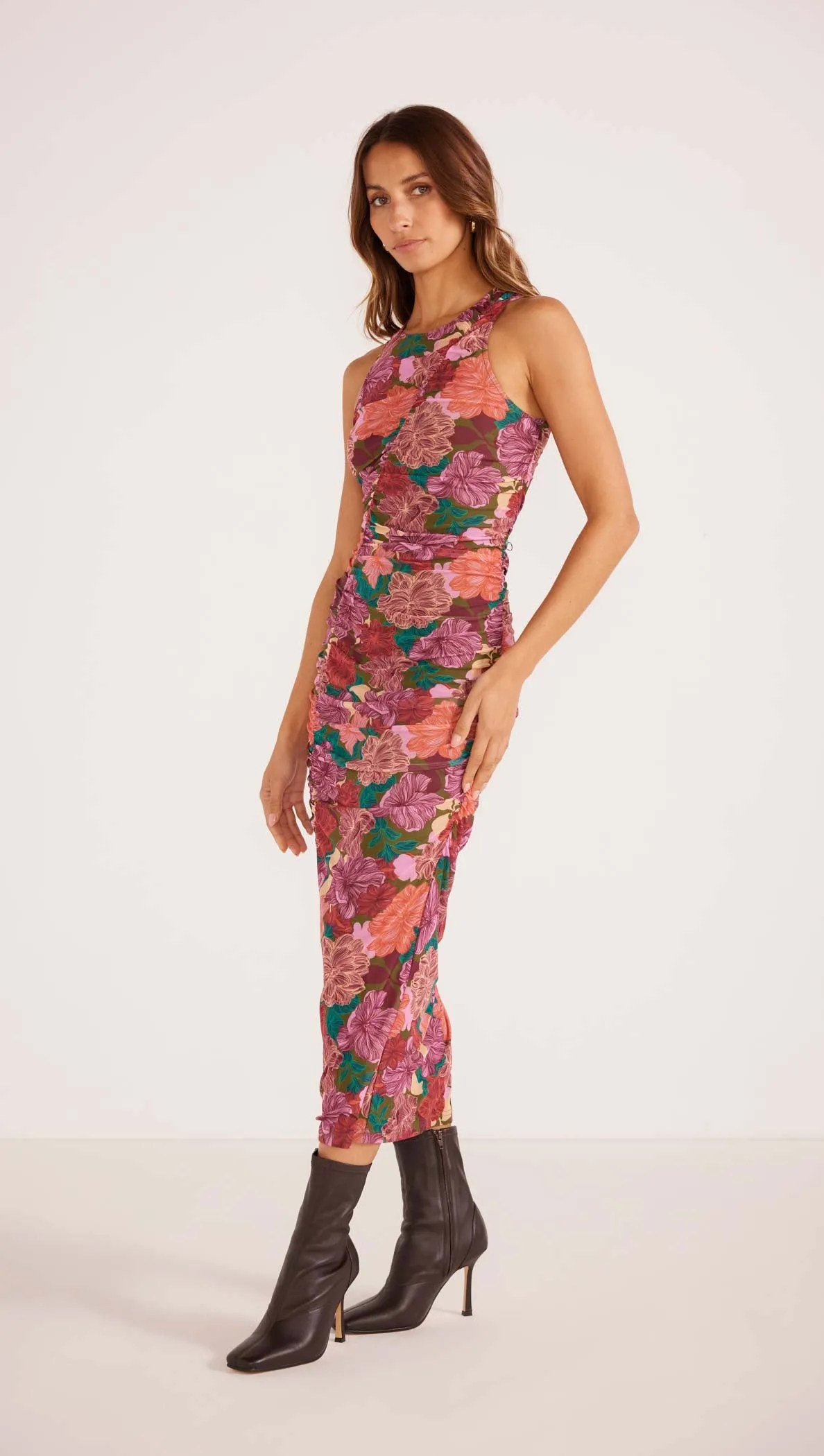 Zora Ruched Midi Dress - Final Sale sold by MINKPINK product image thumbnail 3