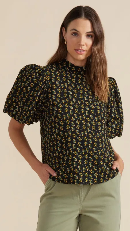 Darla Puff Sleeve Blouse made by MINKPINK