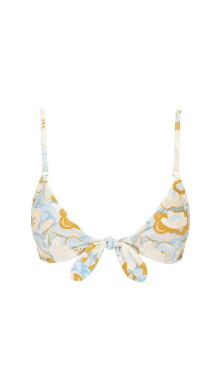 Lumi Tie Front Bikini Top sold by MINKPINK