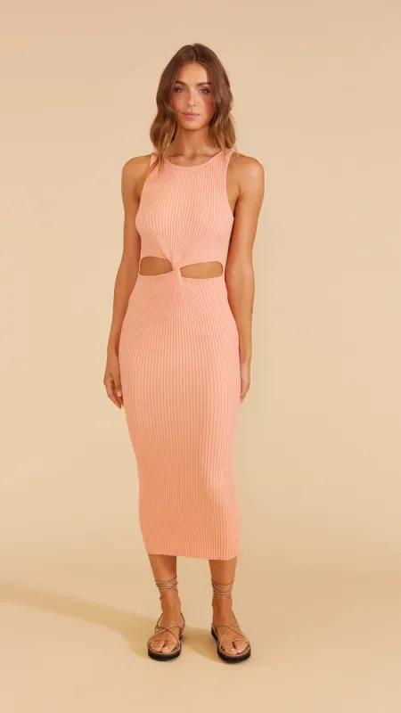 VILMA CUT OUT KNIT MIDI DRESS sold by MINKPINK