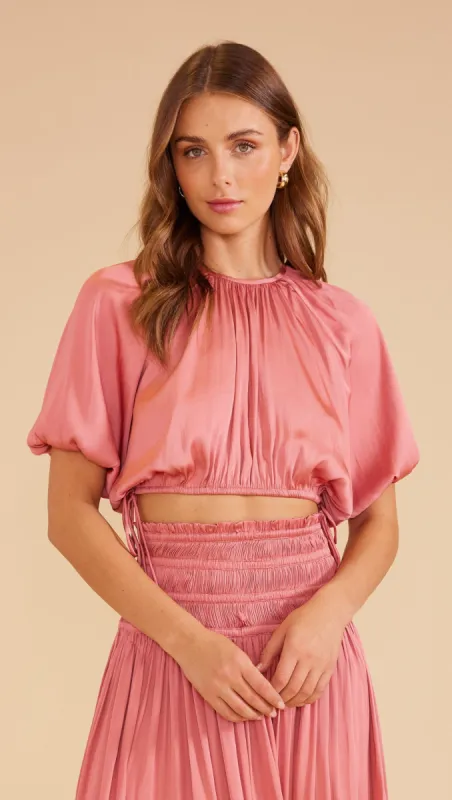 Luna Top Rose sold by MINKPINK