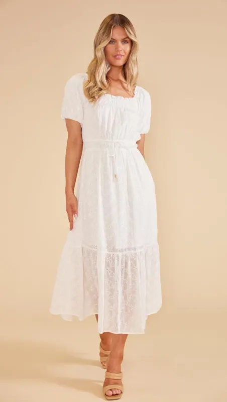 SADIE BRODERIE MIDI DRESS sold by MINKPINK