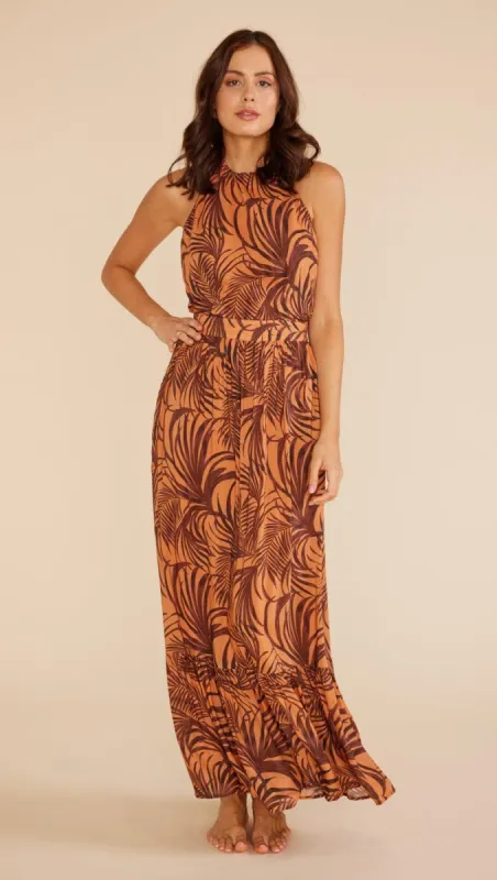 Finley Open Back Halter Midi Dress sold by MINKPINK