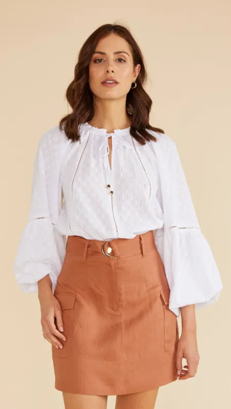 Maisie Broderie Blouse sold by MINKPINK