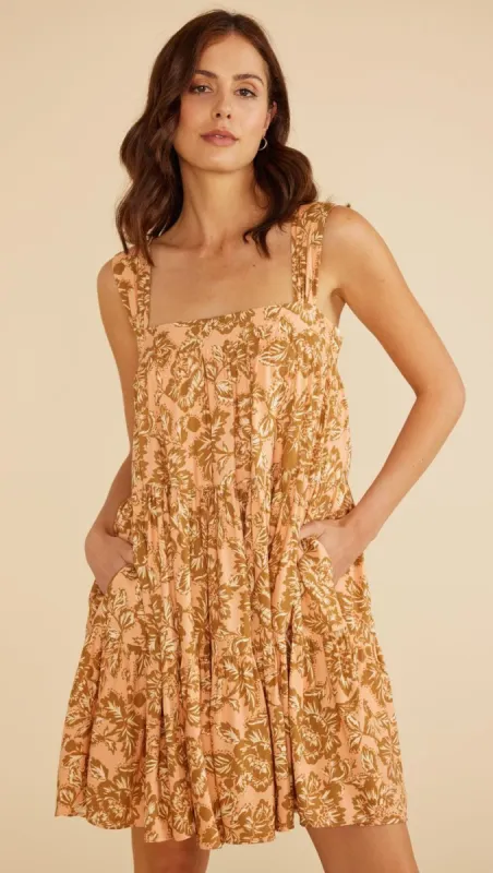 Amari Tiered Mini Dress sold by MINKPINK