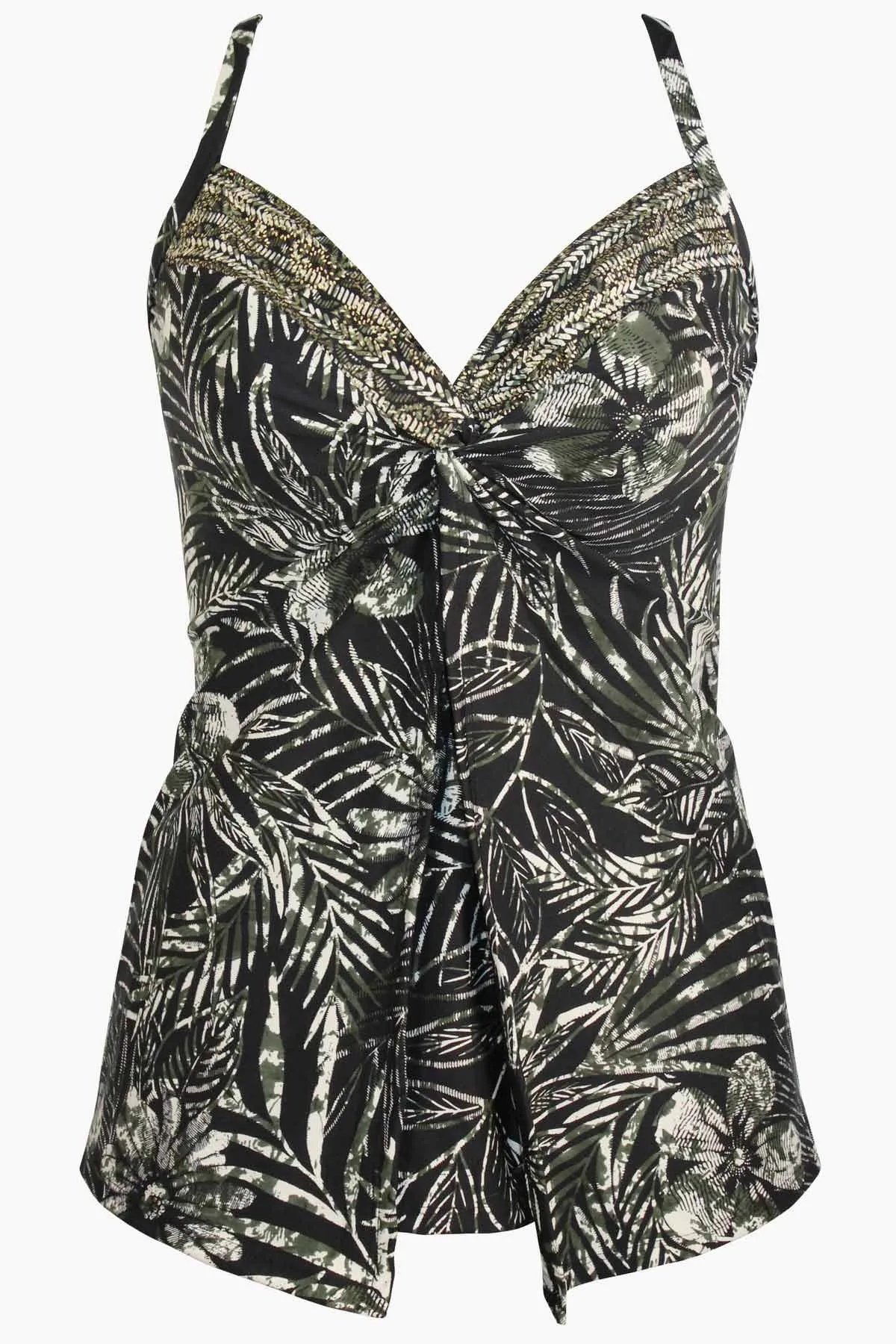 DD-Cup Love Knot Tankini Top in Zahara sold by Miraclesuit product image thumbnail 4