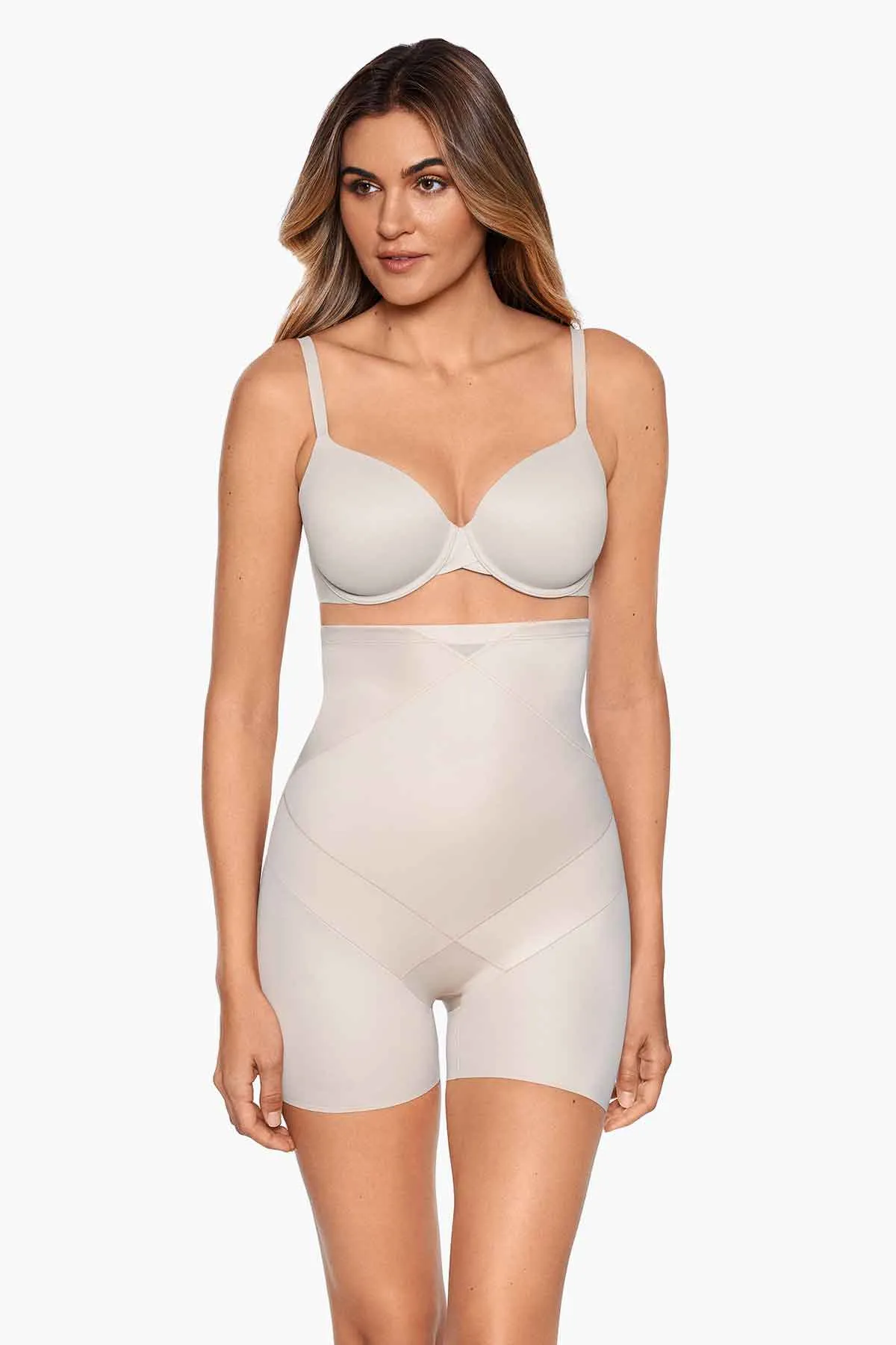 Instant Tummy Tuck! High-Waist Boy Short sold by Miraclesuit product image thumbnail 3