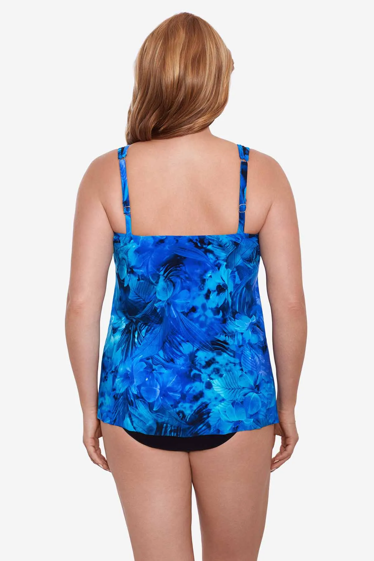 Plus Size Mirage Tankini Top in Sous Marine sold by Miraclesuit product image thumbnail 3