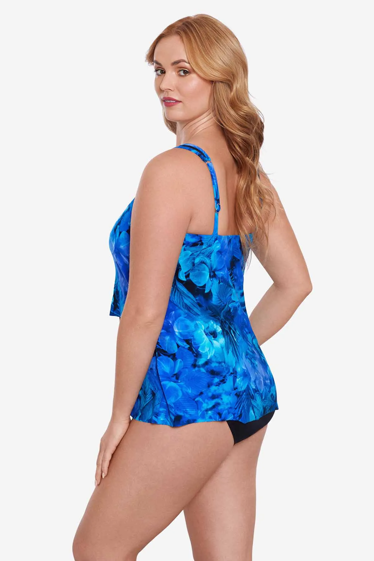 Plus Size Mirage Tankini Top in Sous Marine sold by Miraclesuit product image thumbnail 2