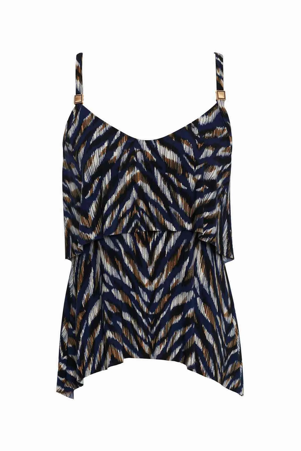 Grace Tankini Top in Neutral Territory sold by Miraclesuit