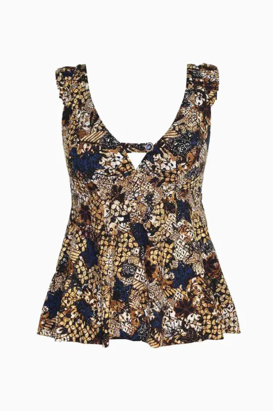 La Pont Tankini Top in Bambu sold by Miraclesuit