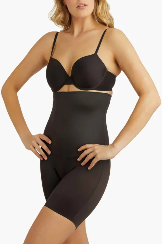 Comfy Curves Hi-Waist Long Leg  Thigh Slimmer Shapewear made by Miraclesuit