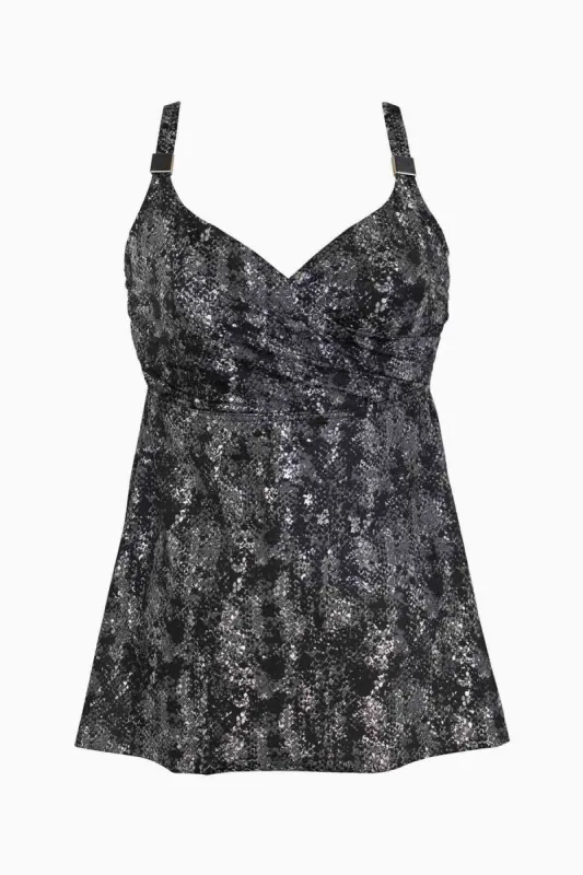 Dragonstone Surplice Underwire Tankini Top sold by Miraclesuit