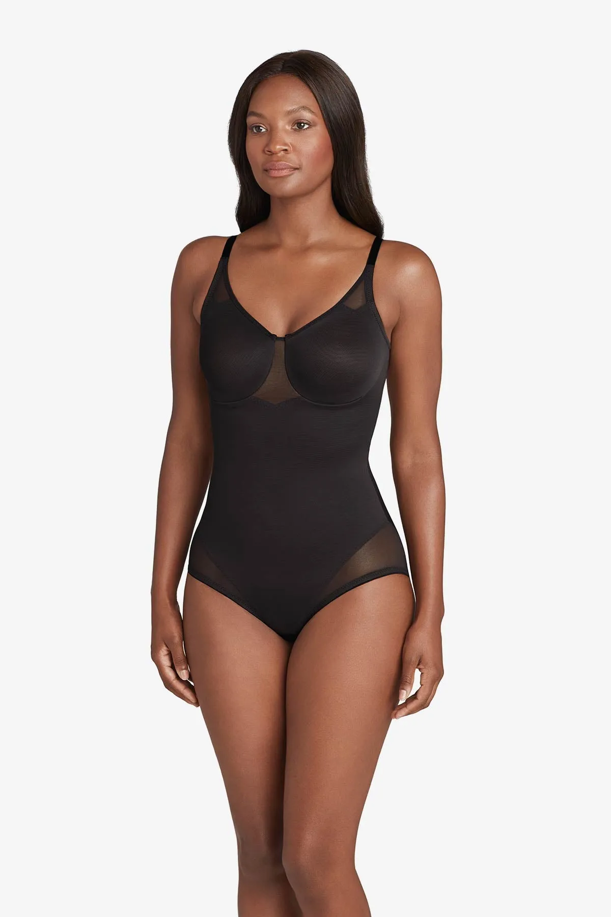 Extra Firm Sexy Sheer Shaping Bodybriefer sold by Miraclesuit