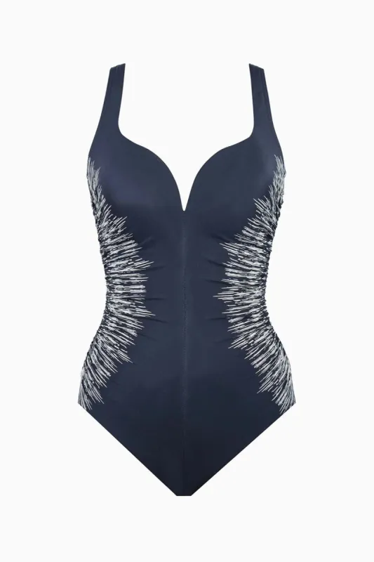 Temptress One Piece in Silver Shores sold by Miraclesuit