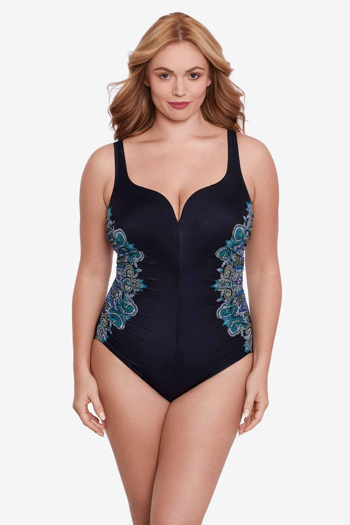 Plus Size Temptress One Piece in Precioso sold by Miraclesuit product image thumbnail 2