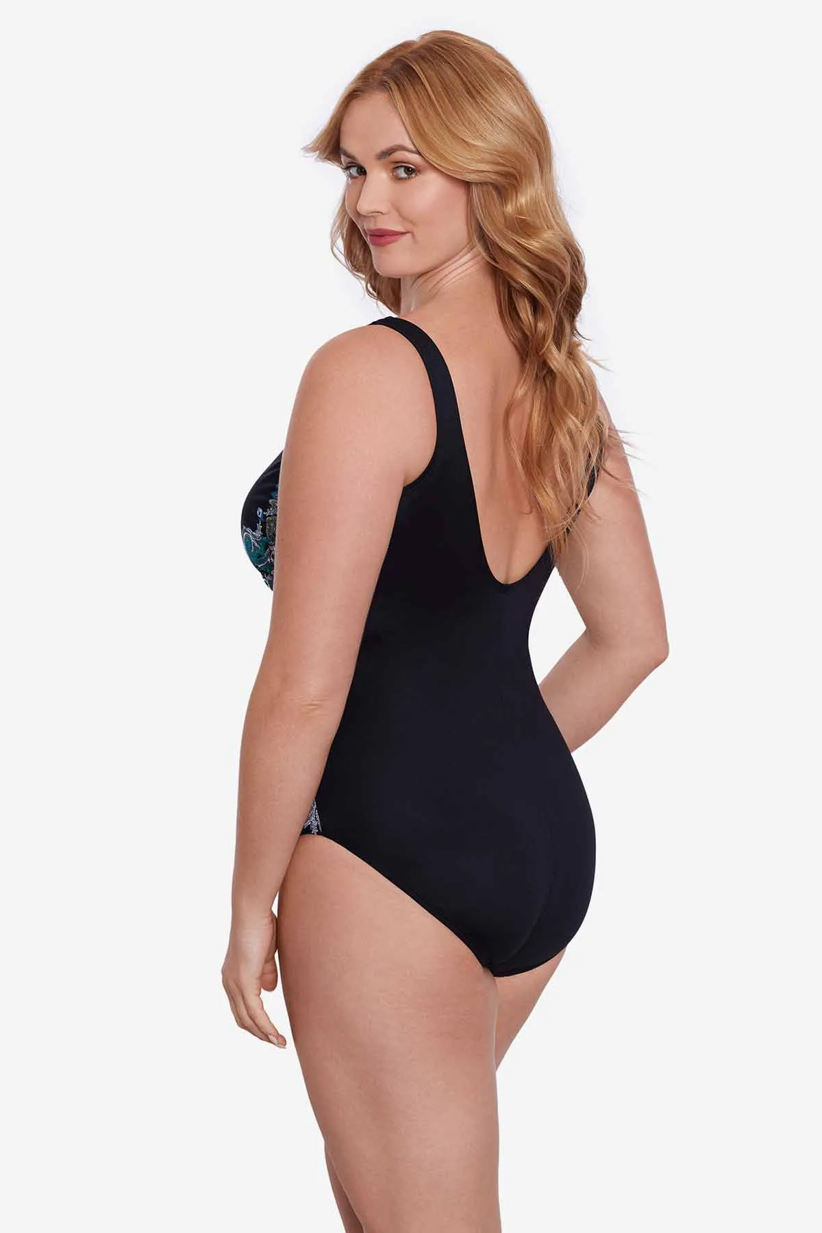 Plus Size Temptress One Piece in Precioso sold by Miraclesuit product image thumbnail 3