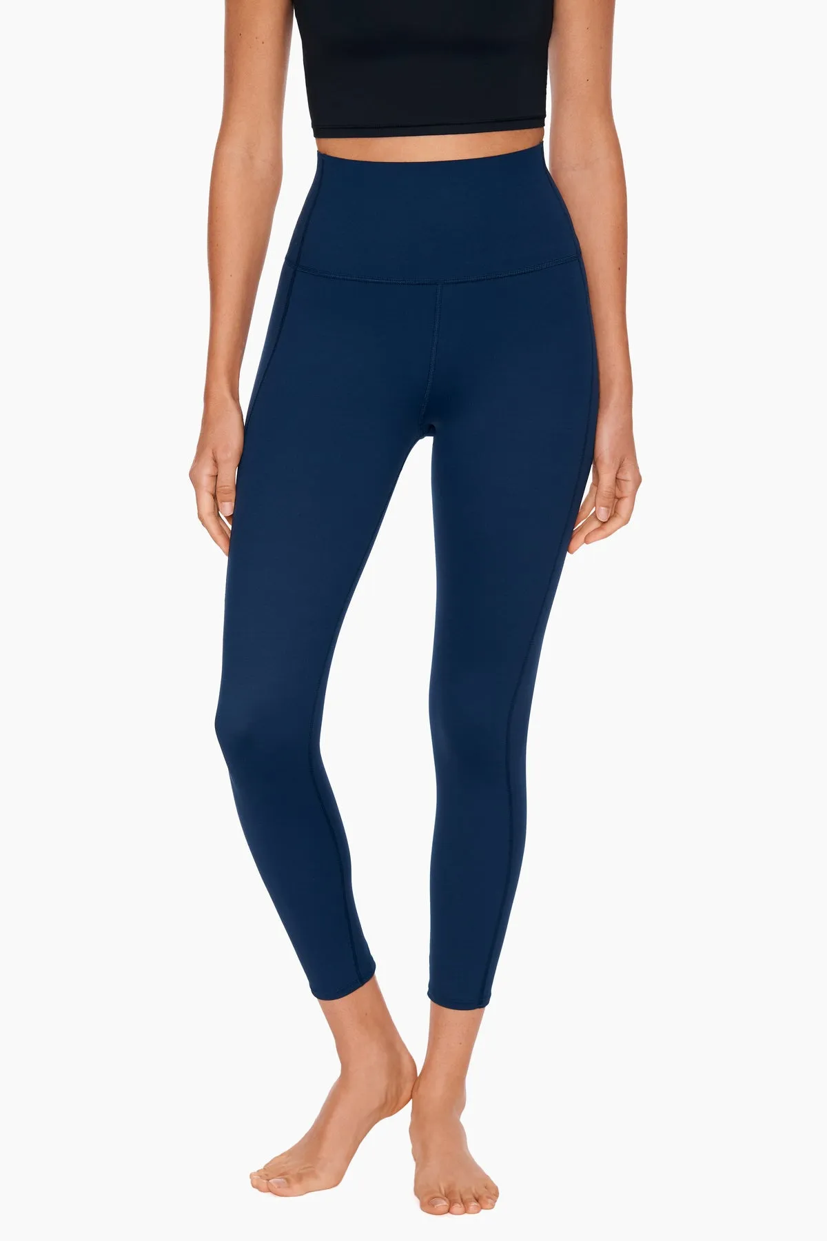 Miracle Jeans® Stitch Tummy Control Performance Leggings in Navy sold by Miraclesuit product image thumbnail 2