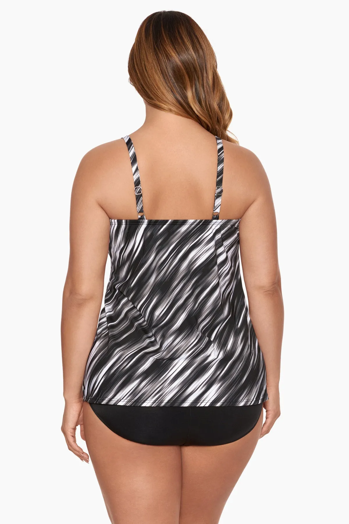 Plus Size Warp Speed Love Knot Tankini Top sold by Miraclesuit product image thumbnail 5