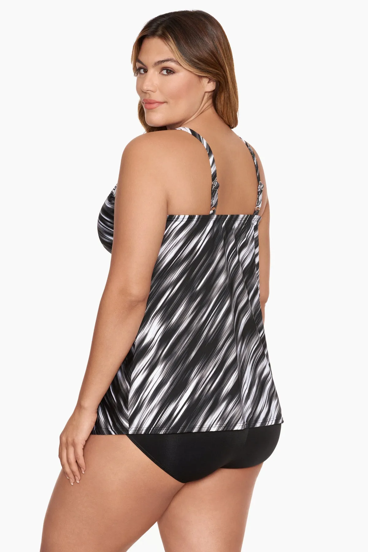 Plus Size Warp Speed Love Knot Tankini Top sold by Miraclesuit product image thumbnail 4