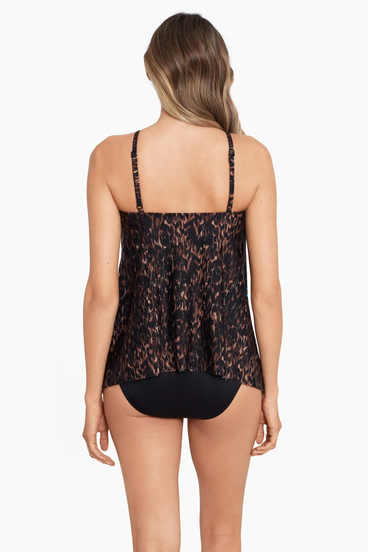 Peephole Tankini Top in Untamed sold by Miraclesuit product image thumbnail 5