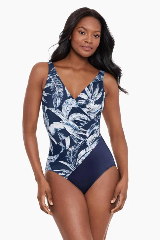 Oceanus One Piece in Tropica Toile sold by Miraclesuit