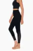 Performance Mesh Cut-Out Leggings in Black sold by Miraclesuit