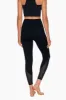 Performance Mesh Cut-Out Leggings in Black sold by Miraclesuit