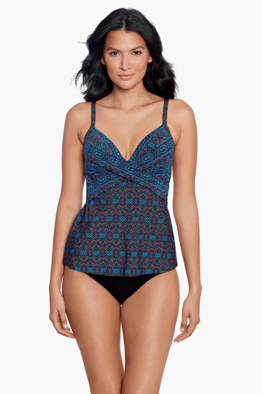 Allura Tankini Top in Romani sold by Miraclesuit