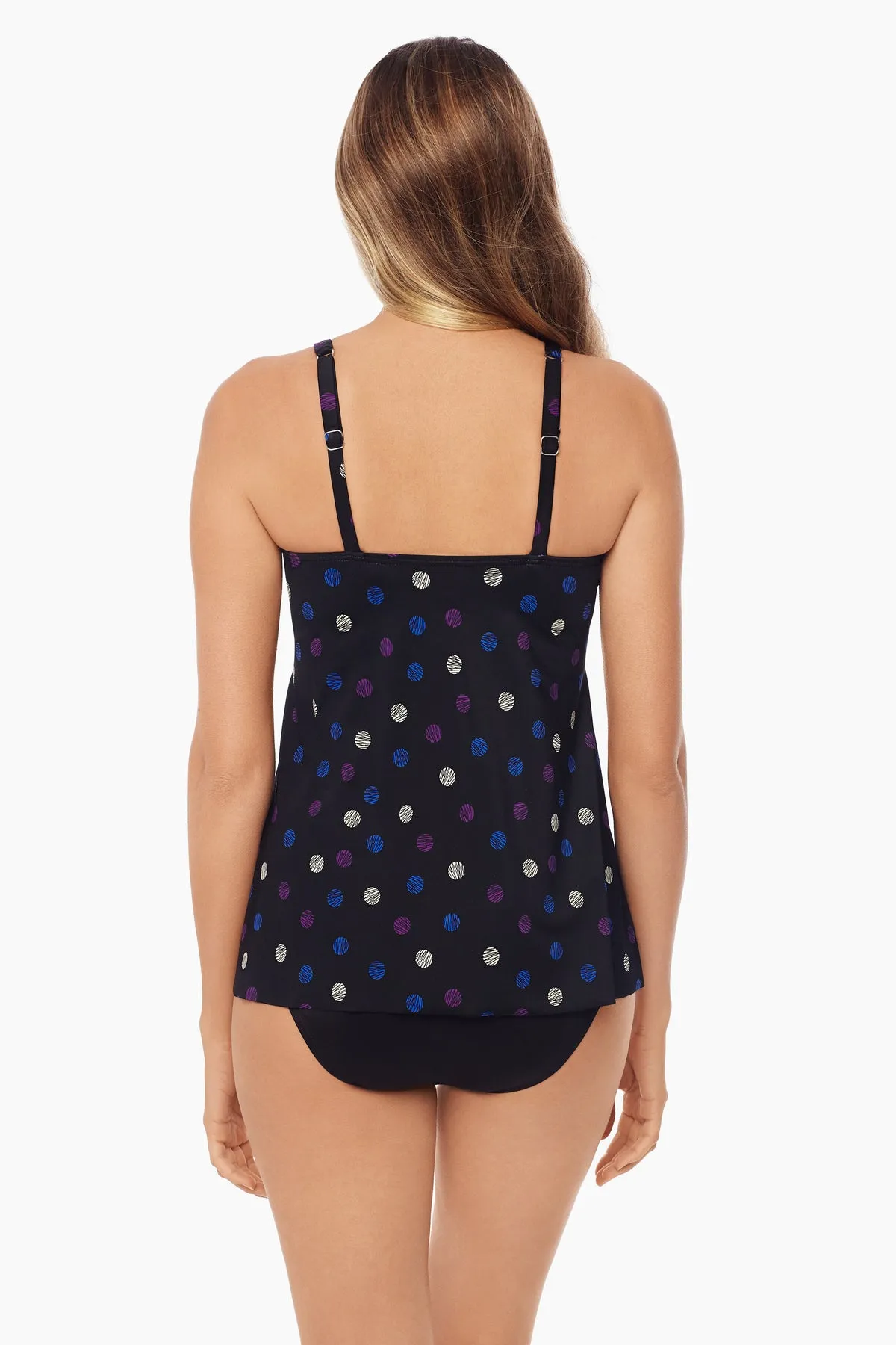 Spotted Surplice Tankini Top D-DDD Cups sold by Miraclesuit product image thumbnail 4