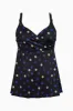 Spotted Surplice Tankini Top D-DDD Cups sold by Miraclesuit