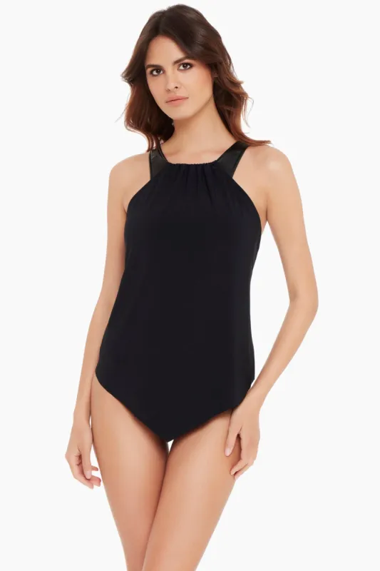 Rachel Tankini Top in Moto Chic sold by Miraclesuit