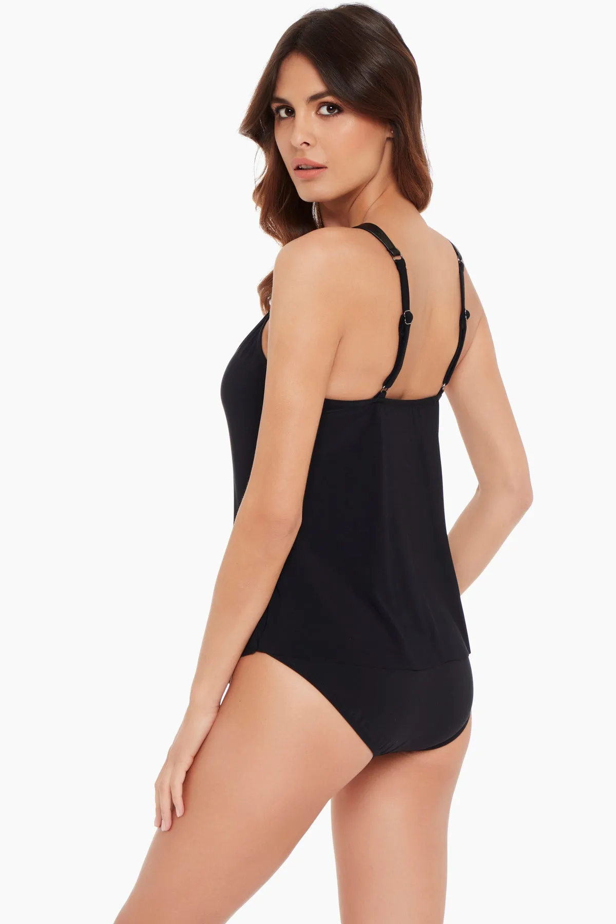 Rachel Tankini Top in Moto Chic sold by Miraclesuit product image thumbnail 2