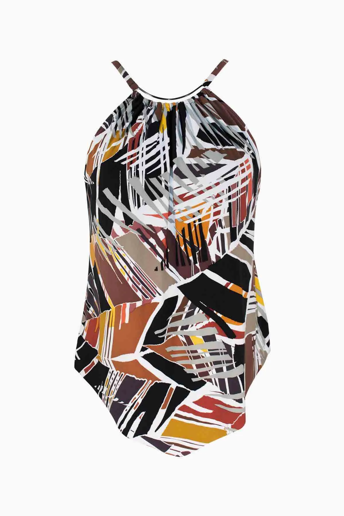 Leaf Through Angelika Tankini Top sold by Miraclesuit