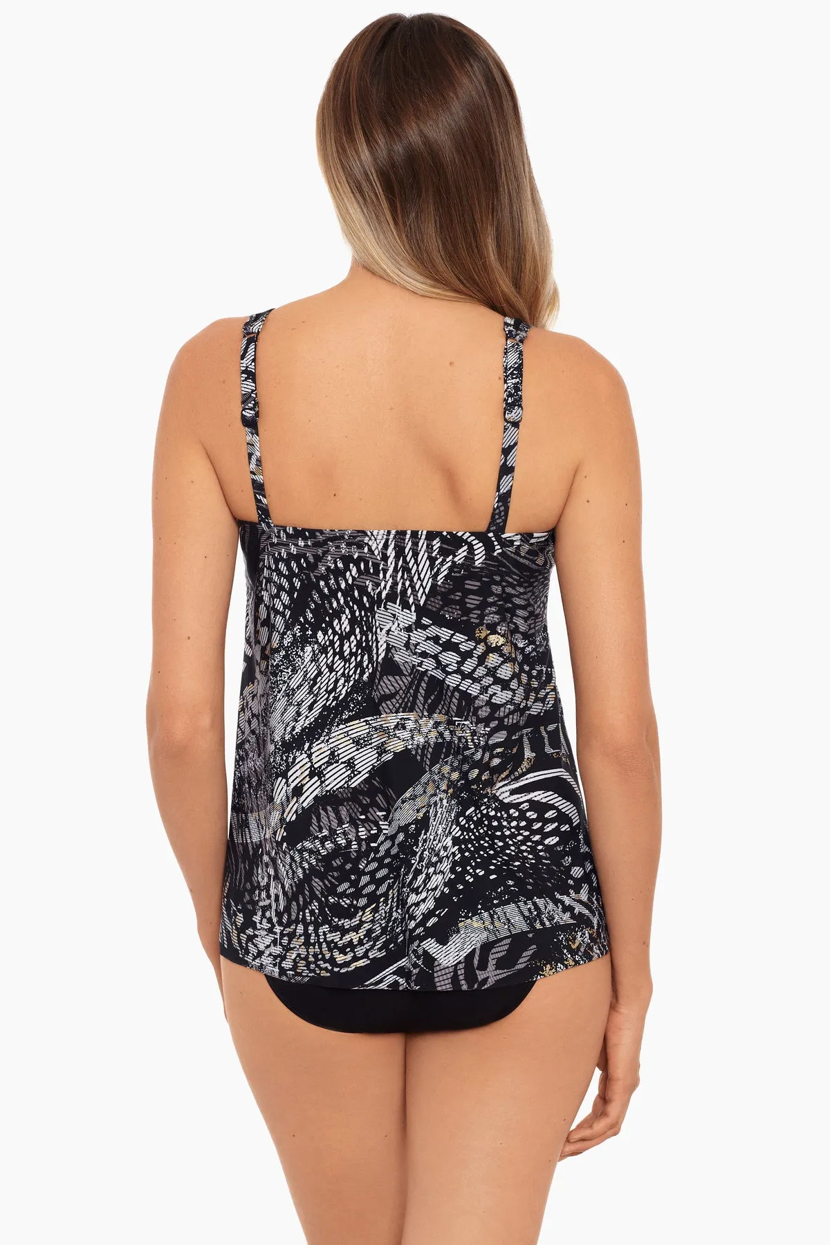 Mirage Tankini Top in Lux Lynx sold by Miraclesuit product image thumbnail 5