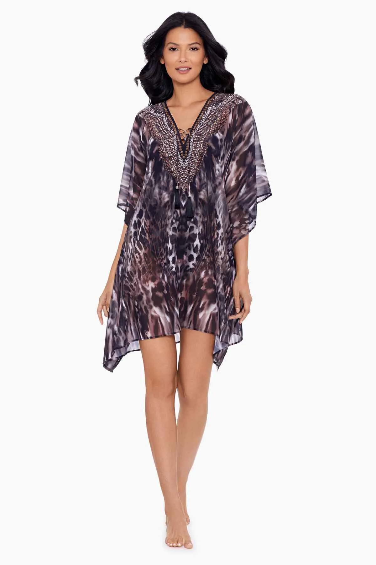 Caftan Cover Up in Tempest sold by Miraclesuit