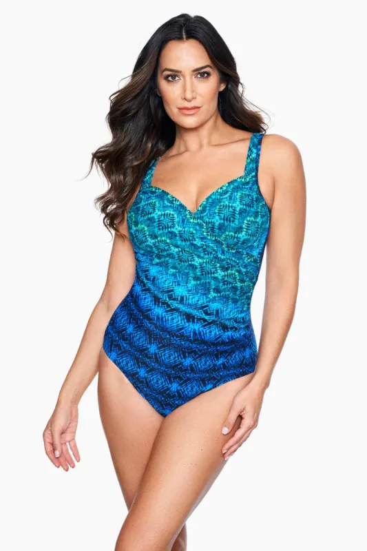 Seraphina One Piece in Ocean Ombre sold by Miraclesuit