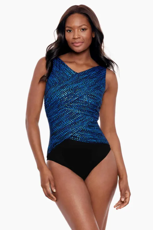 Brio One Piece in Dot Com sold by Miraclesuit