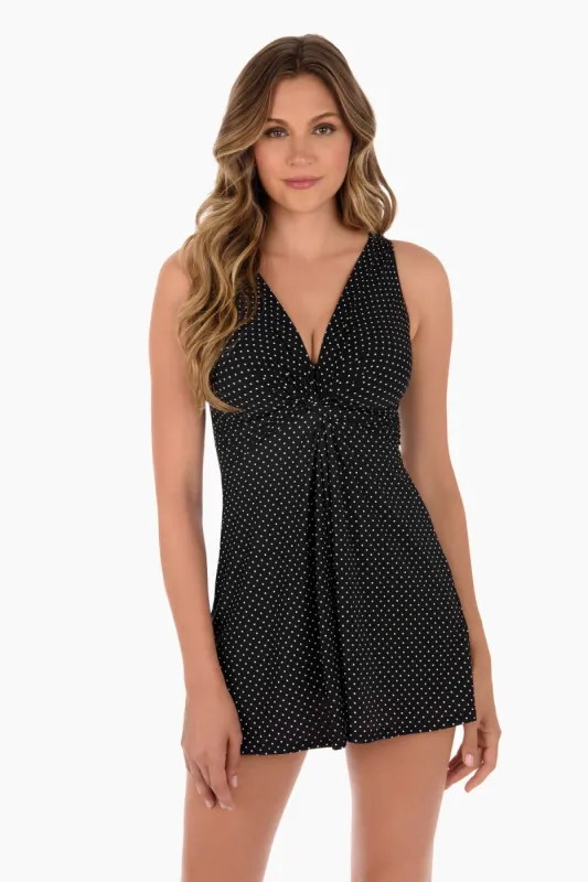 DD-Cup Marais Swim Dress in Pin Point sold by Miraclesuit