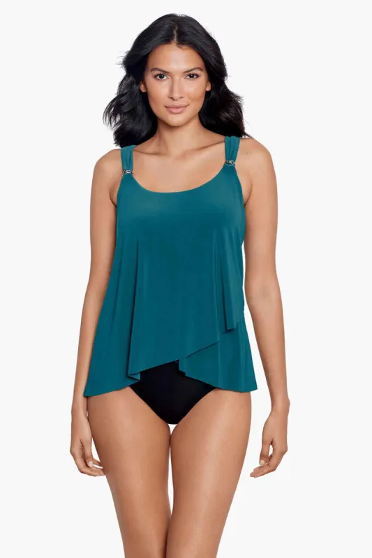 DD-Cup Dazzle Tankini Top sold by Miraclesuit
