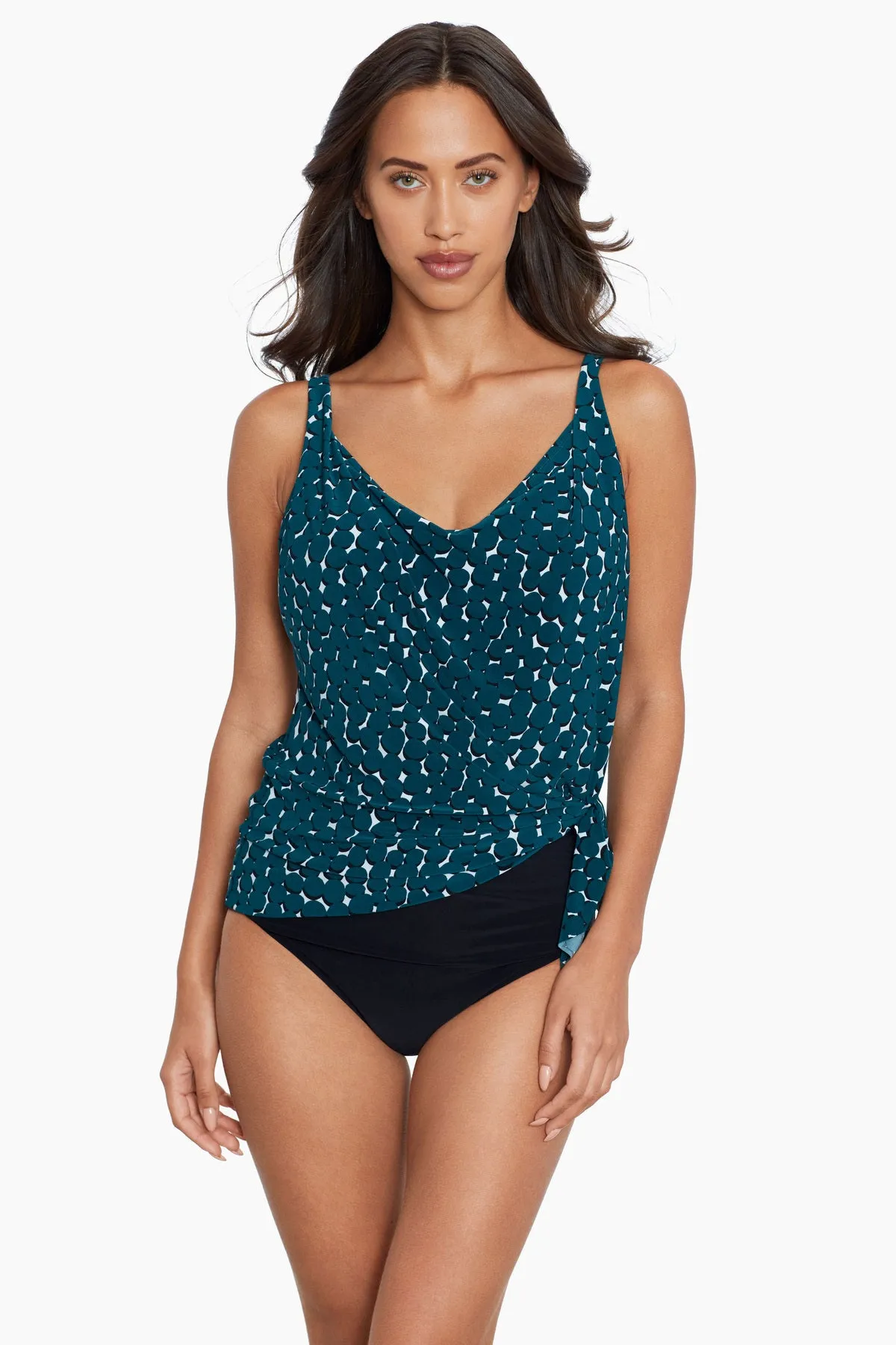 Winnie Tankini Top in Shadow Dot sold by Miraclesuit product image thumbnail 4