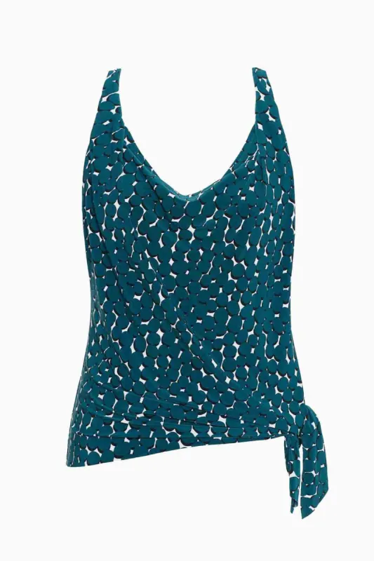Winnie Tankini Top in Shadow Dot sold by Miraclesuit