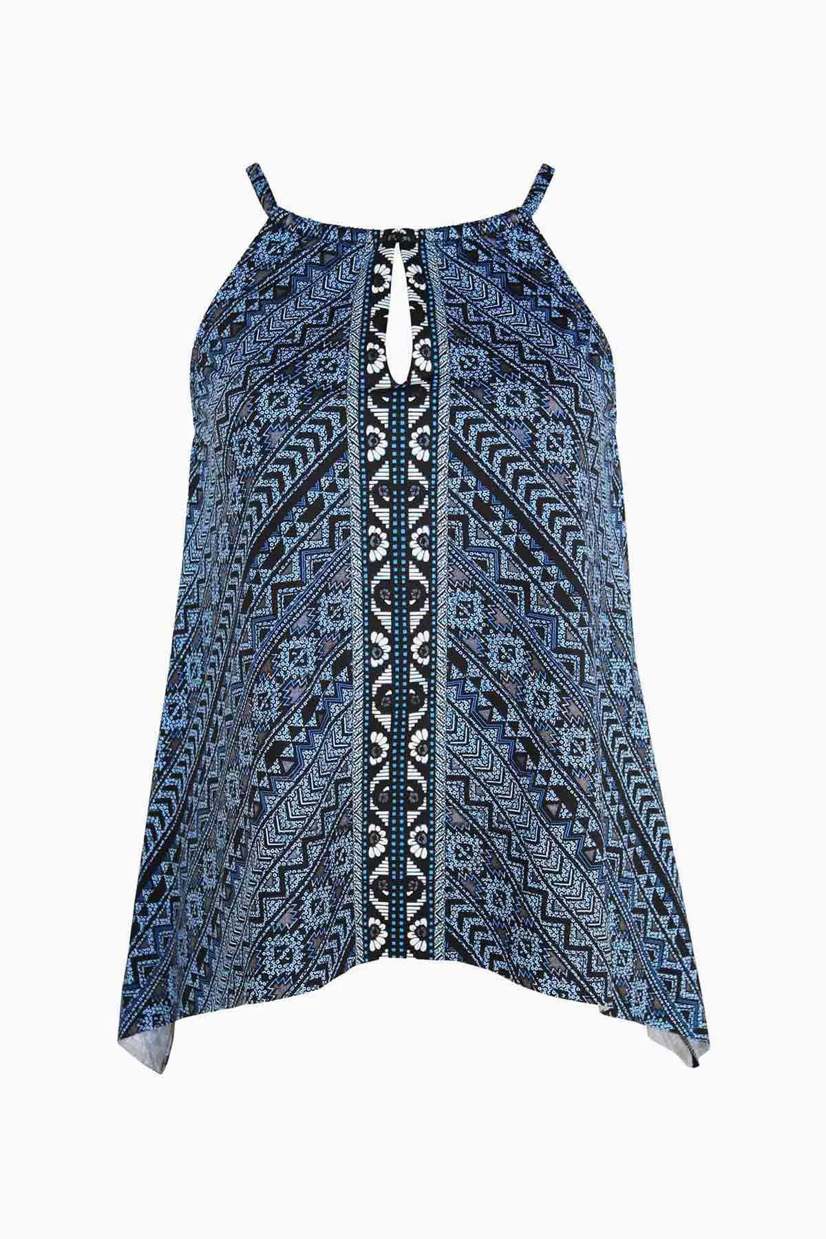 Peephole Tankini Top in Paillette sold by Miraclesuit