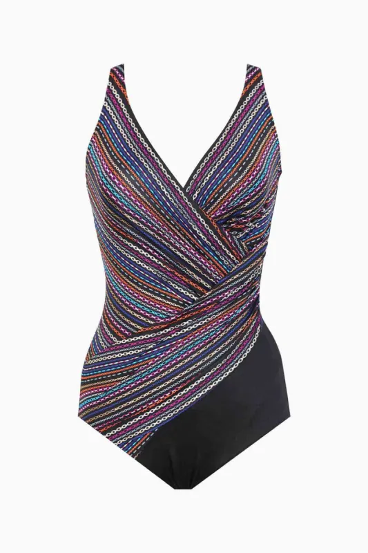 Shimmer Links Colorblock Oceanus sold by Miraclesuit