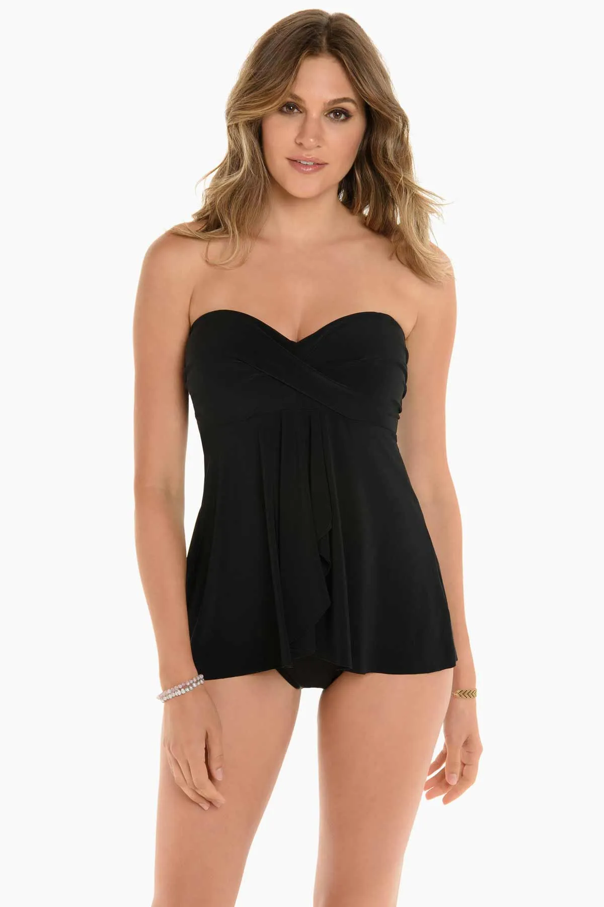 Cadiz Bandeau Tankini Top sold by Miraclesuit