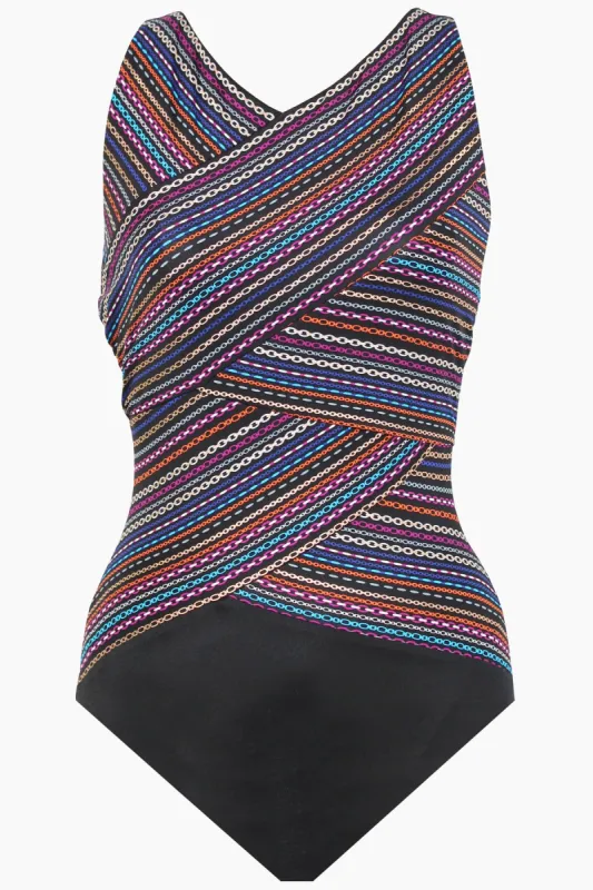 Brio One Piece in Shimmer Links sold by Miraclesuit